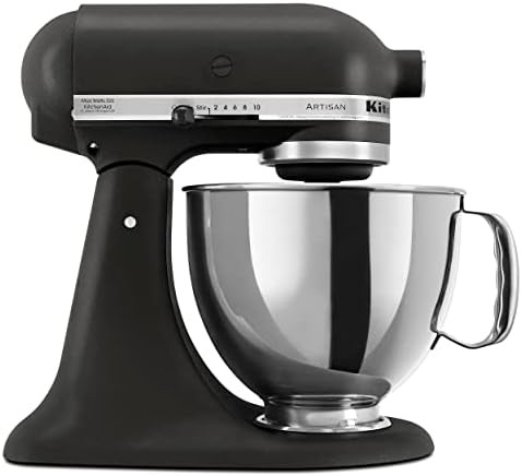 Cast iron black artisan tilt head mixer