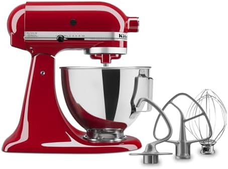 Empire red tilt head stand mixer 4.5 quart