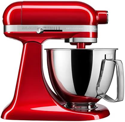 Candy apple red mini tilt head mixer