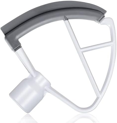Flex edge beater for tilt head mixers