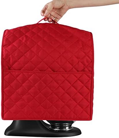 Red protective cover for bowl lift mixers