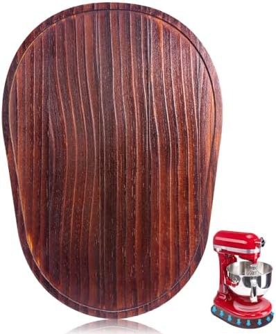 Wooden slider mat for large bowl lift