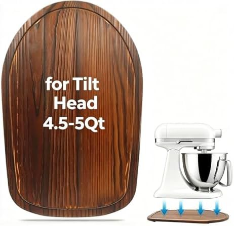 Brown pine wood mixer slider for tilt head