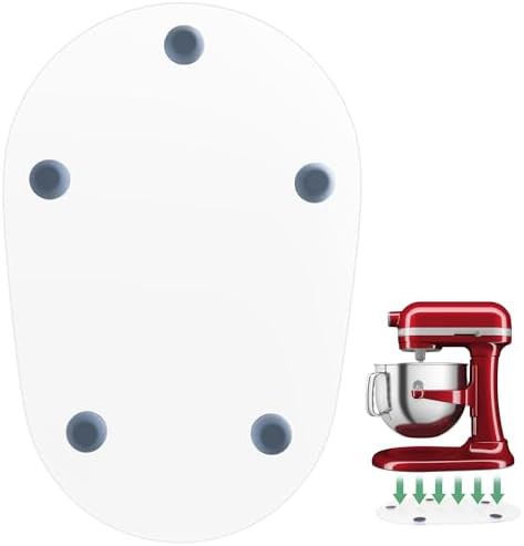Slider mat for bowl lift mixers