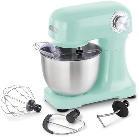 Aqua 3.5 quart tilt head stand mixer
