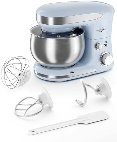 Blue 3.4 quart electric stand mixer