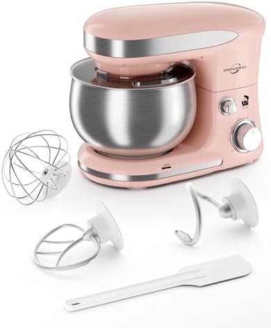 Pink tilt-head 3.4 quart stand mixer