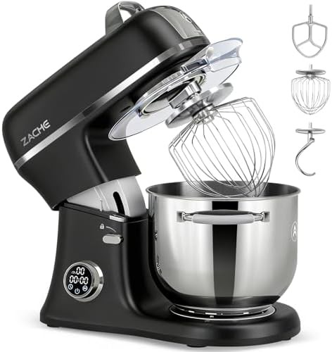 7 quart tilt-head stand mixer in black color